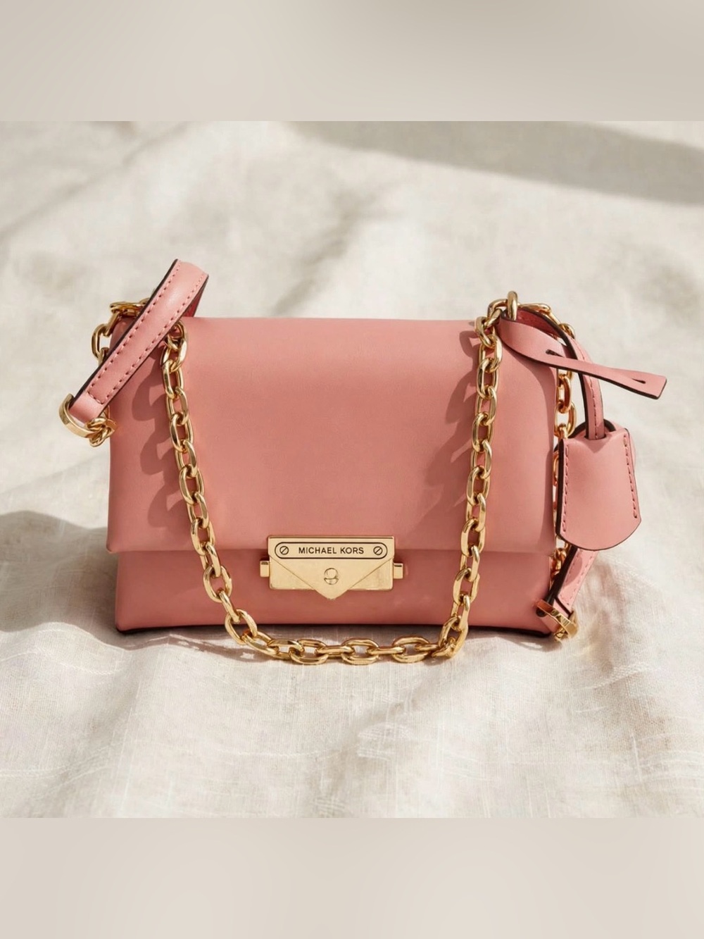 Michael Kors Cece XS Extra Small Leather Crossbody Bag Pink